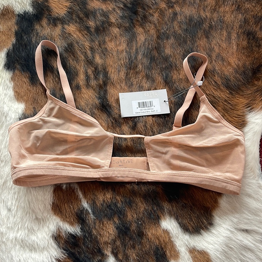 Negative underwear sieve cutout bra size 2